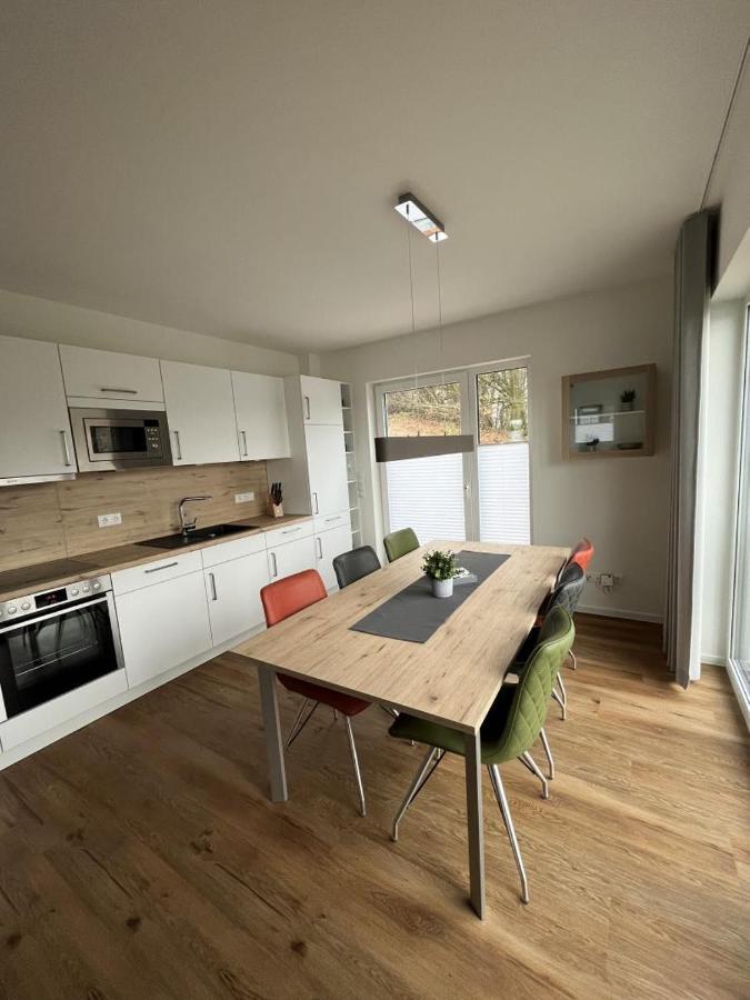 Diemelblick Acht - Ferienhaus Fuer 6 Personen Mit Sauna, Garten Und Dachterrasse Mit Panoramablick Heringhausen Luaran gambar