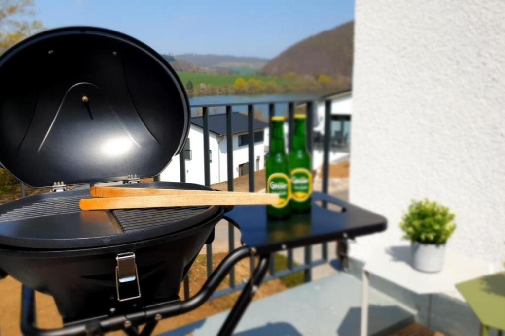 Diemelblick Acht - Ferienhaus Fuer 6 Personen Mit Sauna, Garten Und Dachterrasse Mit Panoramablick Heringhausen Luaran gambar