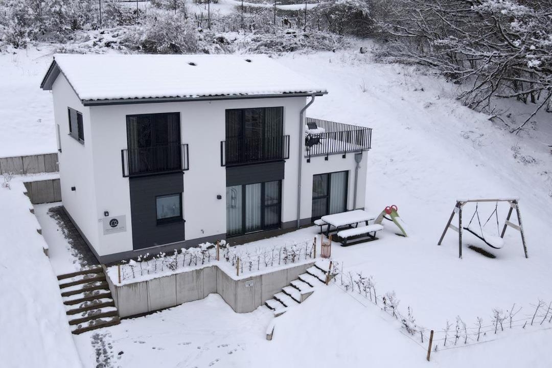 Diemelblick Acht - Ferienhaus Fuer 6 Personen Mit Sauna, Garten Und Dachterrasse Mit Panoramablick Heringhausen Luaran gambar
