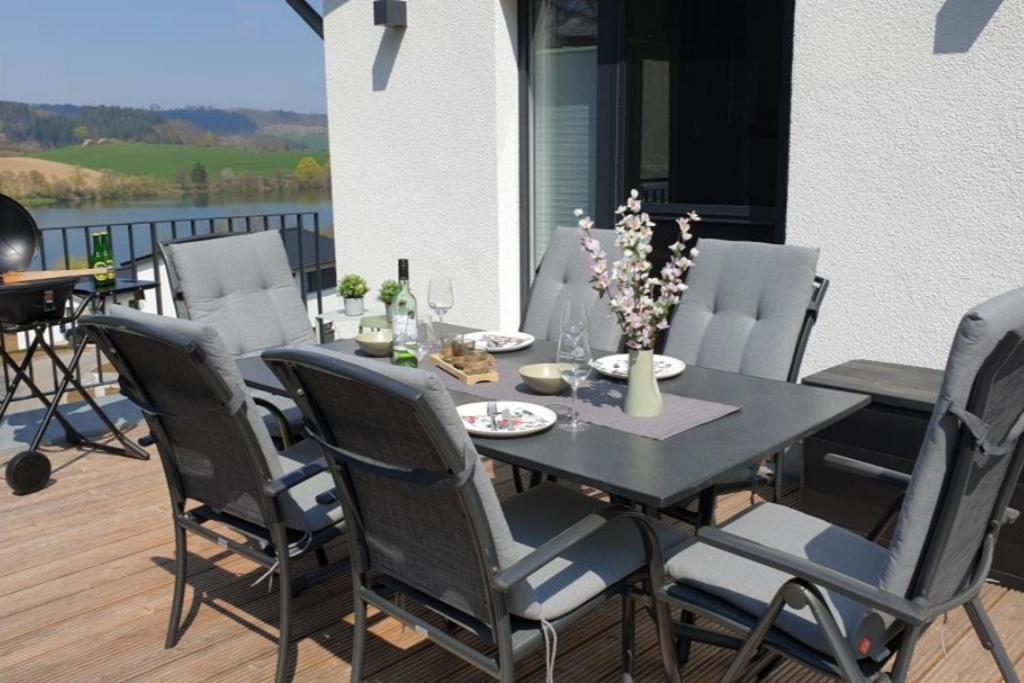 Diemelblick Acht - Ferienhaus Fuer 6 Personen Mit Sauna, Garten Und Dachterrasse Mit Panoramablick Heringhausen Luaran gambar